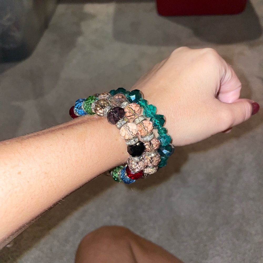 Multicolor Beaded Bracelet Set